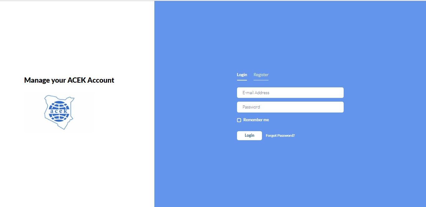 ACEK Members Portal