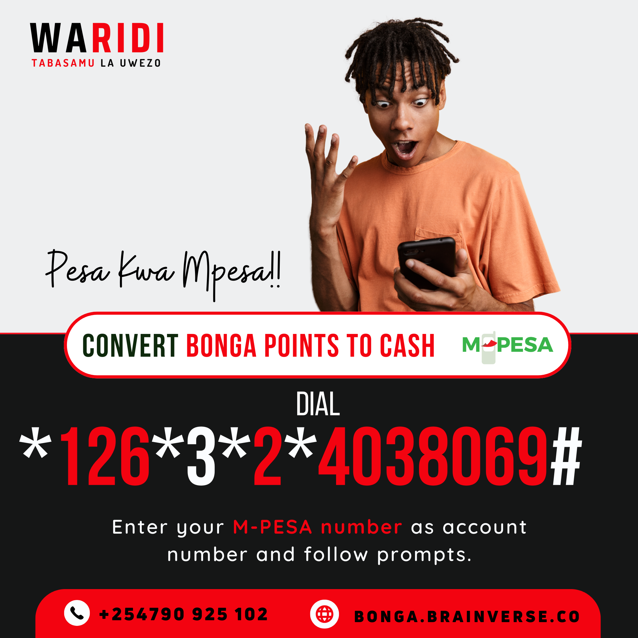 Convert Bonga Points To Mpesa Money
